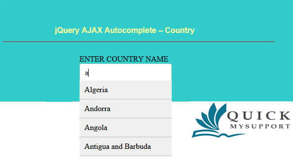 jQuery-AJAX-Autocomplete