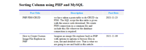 Sorting-Column-using-PHP-and-MySQL